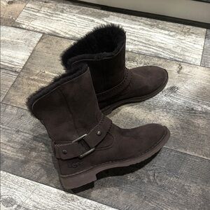 Ugg Cedric Brown Biker Boots